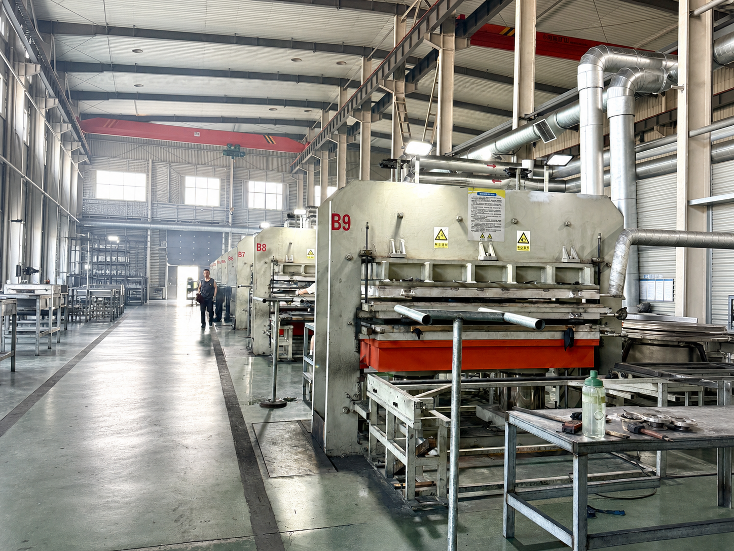 Heat exchanger gasket production line